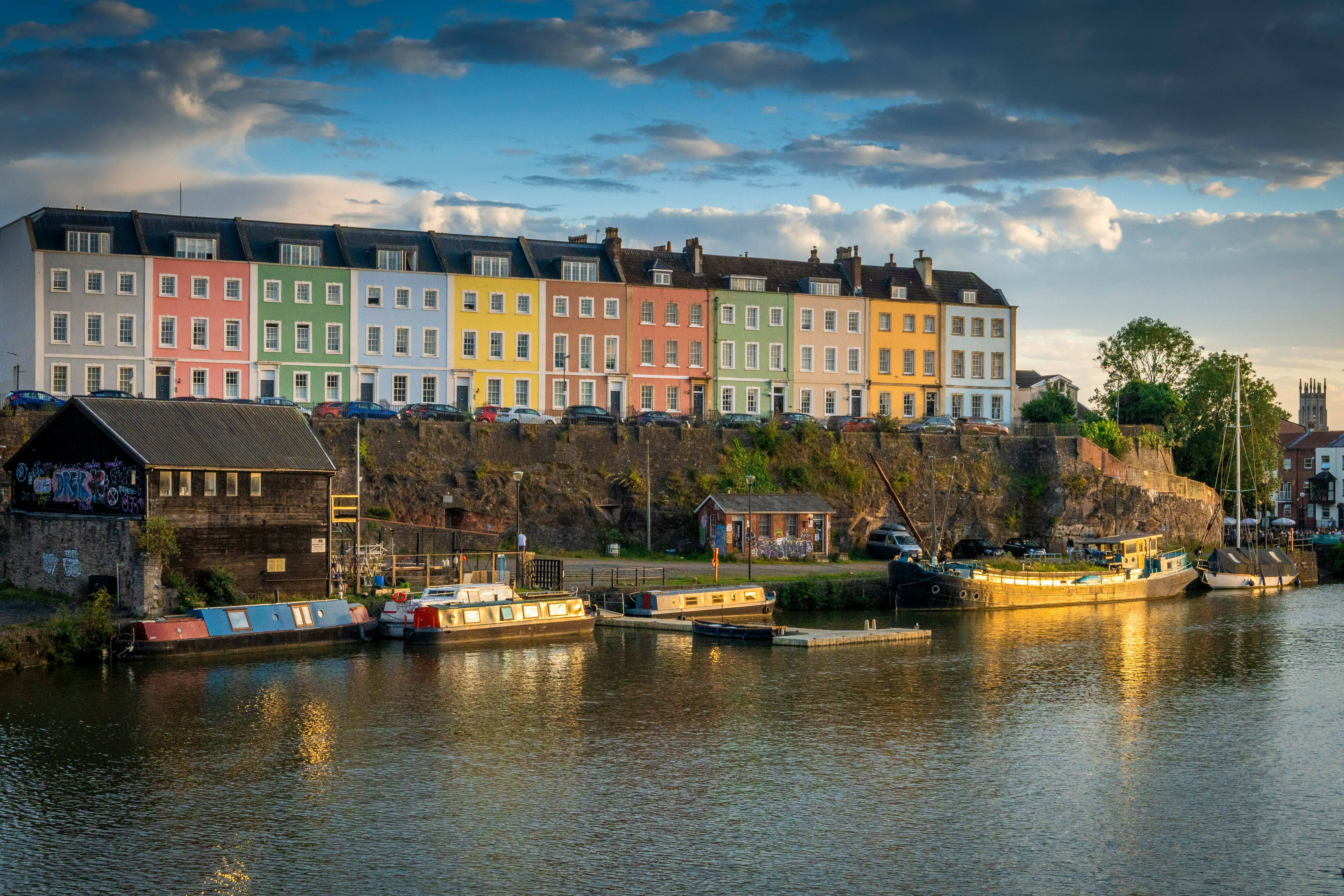 Famous Bristol coloured houses